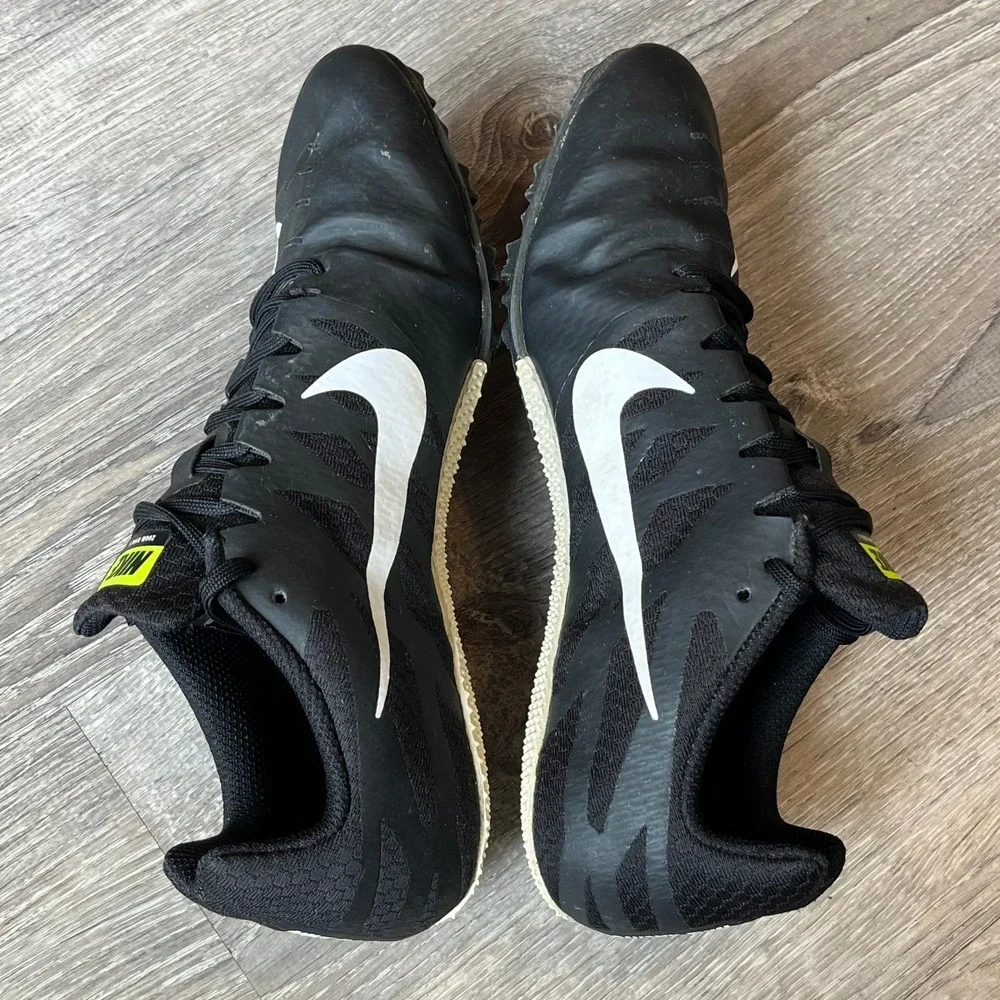 Nike Zoom Rival S9 Track Spikes Black Mens 8 UK 7 EUR 41‎